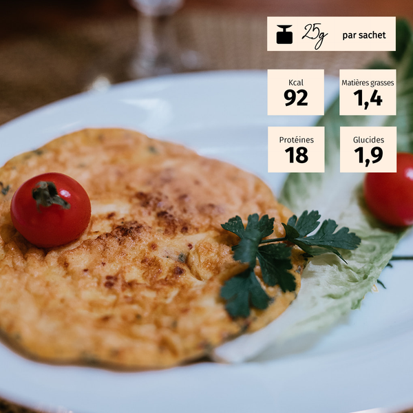 Omelette méditerranéenne diététique - Boite de 5 sachets
